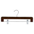 Wooden Pant/Skirt Hanger (Walnut/Chrome)